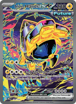 Iron Hands ex #154 · Prismatic Evolutions Pokémon card