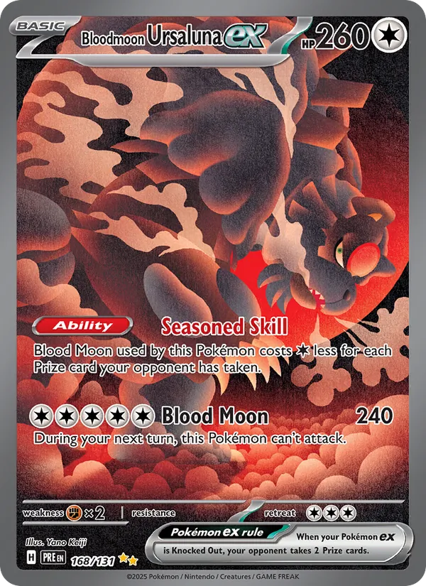 Bloodmoon Ursaluna ex full card art