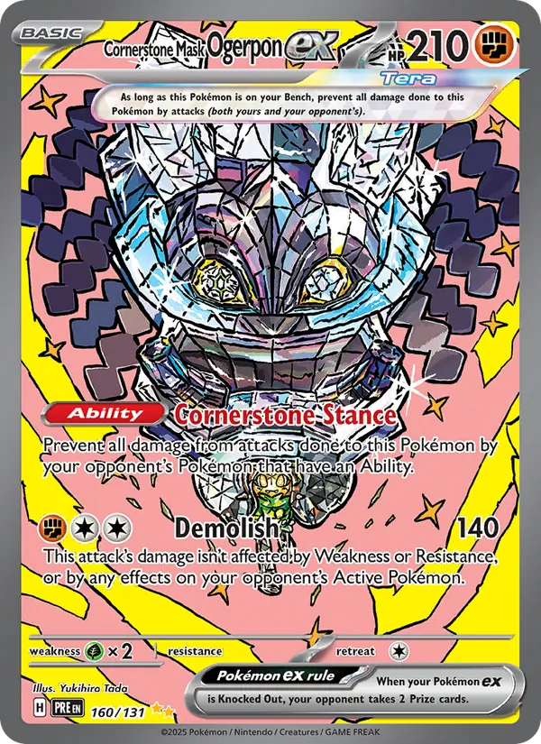 Cornerstone Mask Ogerpon ex full card art