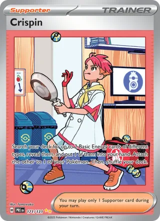 Crispin #171 · Prismatic Evolutions Pokémon card