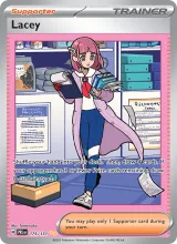 Lacey · Prismatic Evolutions Pokémon card