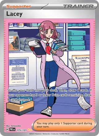 Lacey #175 · Prismatic Evolutions Pokémon card