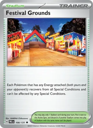 Festival Grounds #108 · Prismatic Evolutions Pokémon card