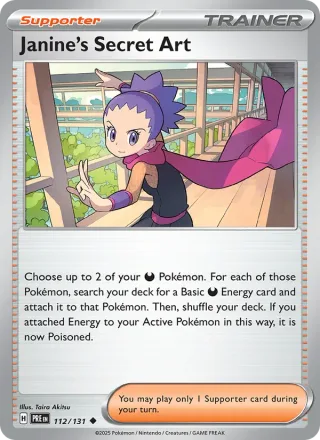 Janine's Secret Art #112 · Prismatic Evolutions Pokémon card