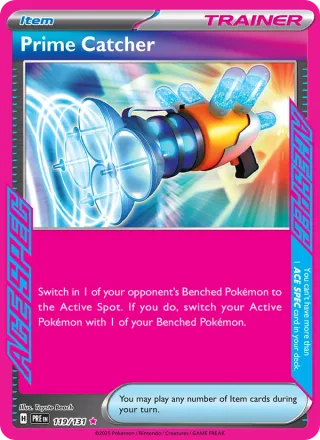 Prime Catcher #119 · Prismatic Evolutions Pokémon card
