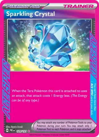 Sparkling Crystal #129 · Prismatic Evolutions Pokémon card