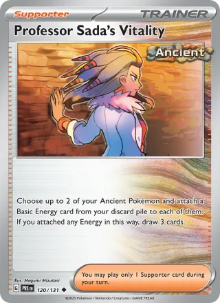 Professor Sada's Vitality #120 · Prismatic Evolutions Pokémon card