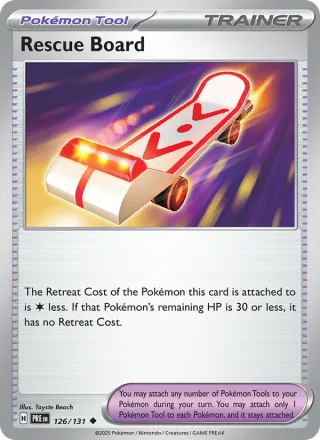 Rescue Board #126 · Prismatic Evolutions Pokémon card