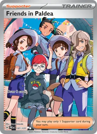 Friends in Paldea #137 · Prismatic Evolutions Pokémon card