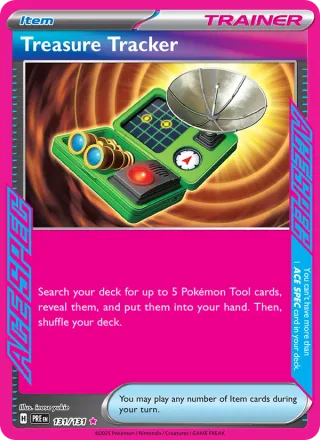 Treasure Tracker #131 · Prismatic Evolutions Pokémon card