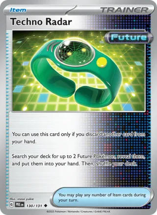 Techno Radar #130 · Prismatic Evolutions Pokémon card