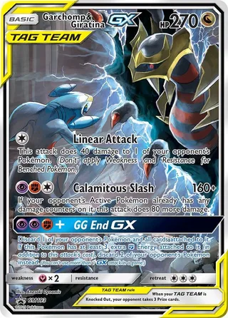 Garchomp & Giratina GX #SM193 · SM Black Star Promos Pokémon card