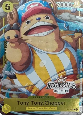 Tony Tony.Chopper (CS 25-26 Regionals Textured Chase Promo) #P-089-cs-25-26-regionals-textured-chase-promo · One Piece Promotion Cards One Piece card
