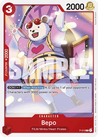 Bepo (CS 2024 Celebration Pack) #P-019-cs-2024-celebration-pack · One Piece Promotion Cards One Piece card