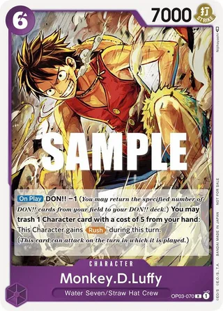 Monkey.D.Luffy (Dash Pack) #OP03-070-dash-pack · Kingdoms of Intrigue One Piece card