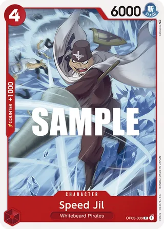 Speed Jil #OP03-006 · ST-15: Starter Deck 15 RED Edward.Newgate One Piece card