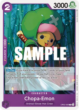 Chopa-Emon #OP05-068 · ST-18: Starter Deck 18 PURPLE Monkey.D.Luffy One Piece card