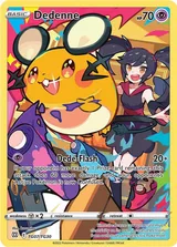 Dedenne · Brilliant Stars Trainer Gallery Pokémon card