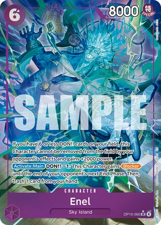 Enel (Treasure Cup May 2026) #OP15-060-treasure-cup-may-2026 · One Piece Promotion Cards One Piece card