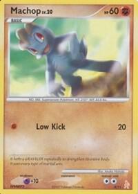 Machop #5 · DP trainer Kit (Lucario) Pokémon card