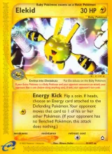 Elekid · Aquapolis Pokémon card