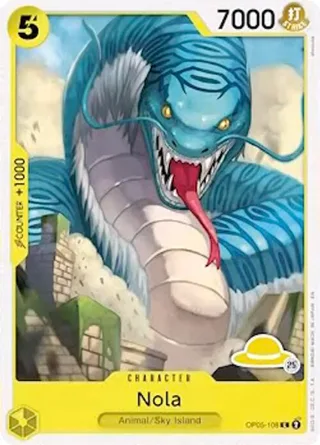 Nola (Luffy Deck) #OP05-108-luffy-deck · Set Sail Deck Set One Piece card