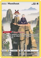 Hoothoot · Astral Radiance Trainer Gallery Pokémon card