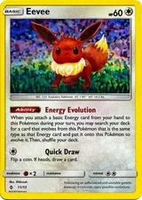 Eevee · McDonald's Collection 2018 Pokémon card