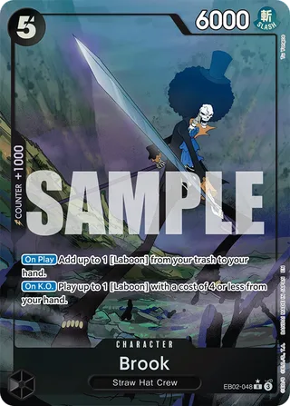 Brook (Alternate Art) #EB02-048-alternate-art · Extra Booster: Anime 25th Collection One Piece card