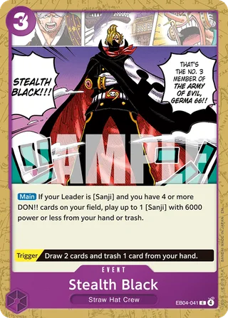 Stealth Black #EB04-041 · The Azure Sea's Seven One Piece card