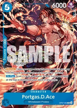 Portgas.D.Ace (CS 25-26 Celebration Pack) #OP07-053-cs-25-26-celebration-pack · One Piece Promotion Cards One Piece card