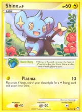 Shinx · Mysterious Treasures Pokémon card