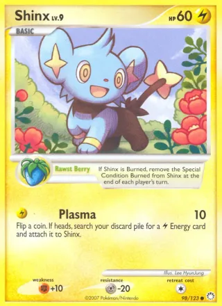 Shinx #98 · Mysterious Treasures Pokémon card