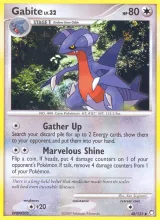 Gabite · Mysterious Treasures Pokémon card