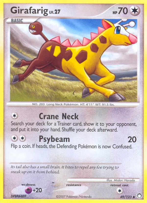 Girafarig full card art