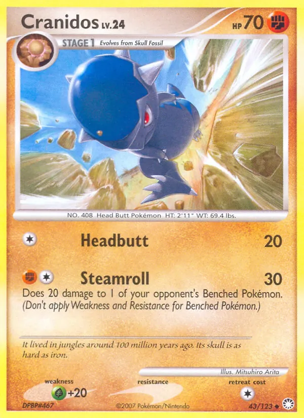 Cranidos full card art