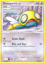 Dunsparce · Mysterious Treasures Pokémon card