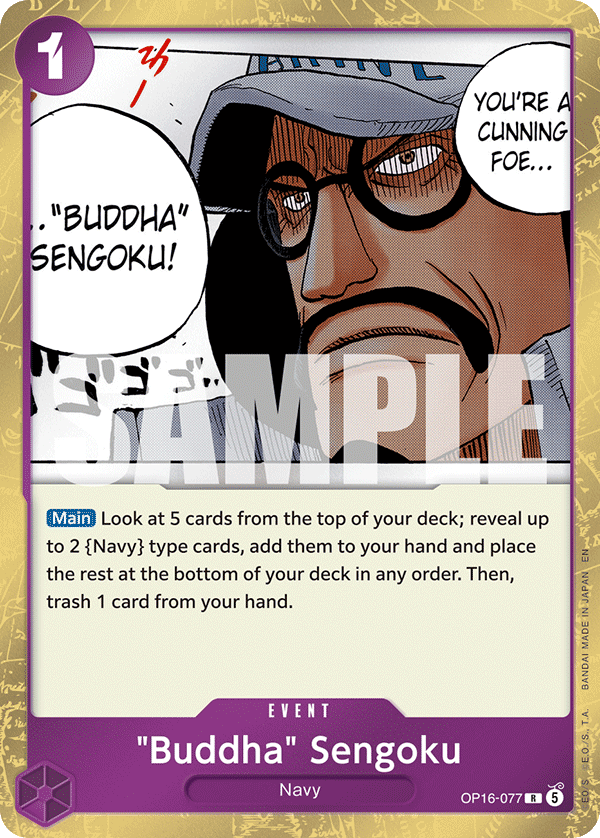 "Buddha" Sengoku full card art