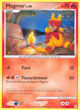 Magmar · Mysterious Treasures Pokémon card