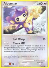 Aipom · Mysterious Treasures Pokémon card