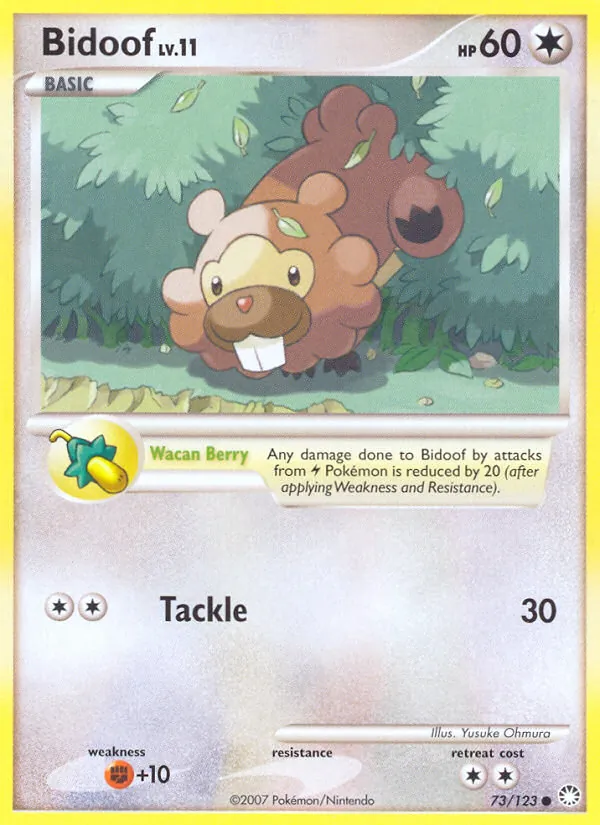 Bidoof full card art