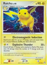 Raichu · Mysterious Treasures Pokémon card
