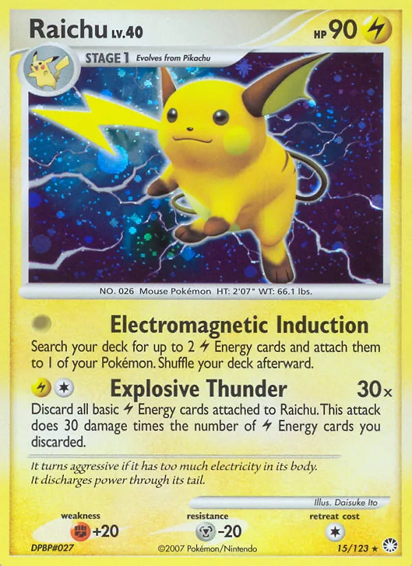 Raichu full card art