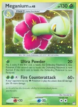 Meganium · Mysterious Treasures Pokémon card