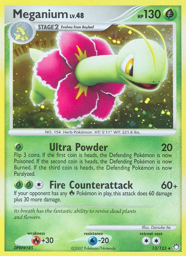 Meganium full card art