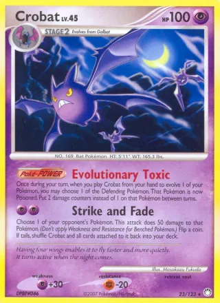 Crobat #23 · Mysterious Treasures Pokémon card