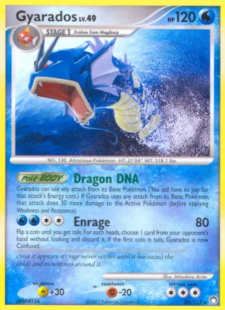 Gyarados #26 · Mysterious Treasures Pokémon card