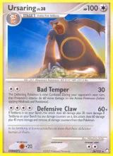 Ursaring · Mysterious Treasures Pokémon card