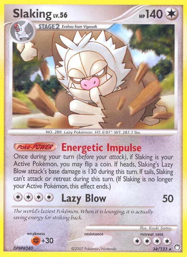 Slaking full card art