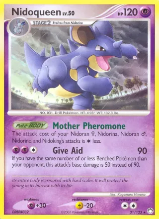 Nidoqueen #31 · Mysterious Treasures Pokémon card